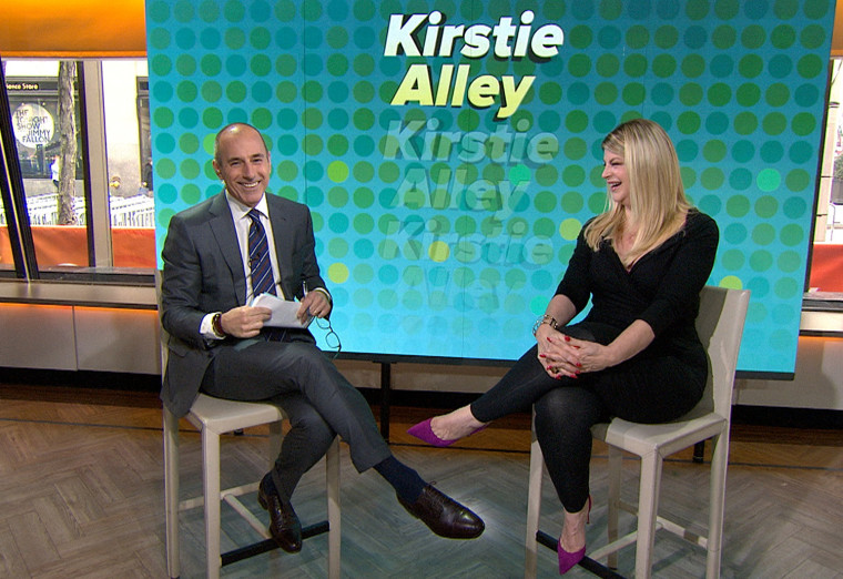 Kirstie Alley appears on the TODAY Show, where the actress revealed she will reappear as the spokesperson for Jenny Craig.